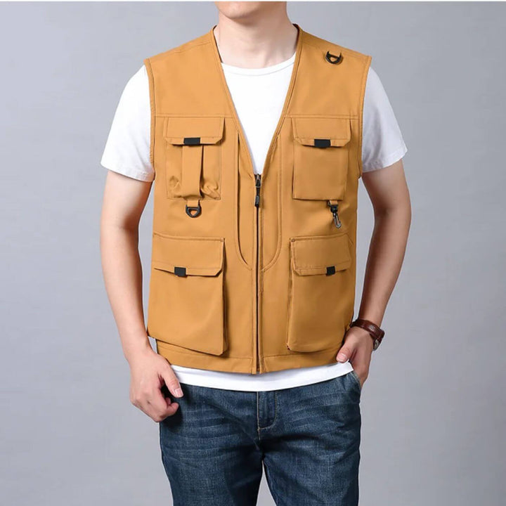 Elias™ - Stilvolle Cargo Weste