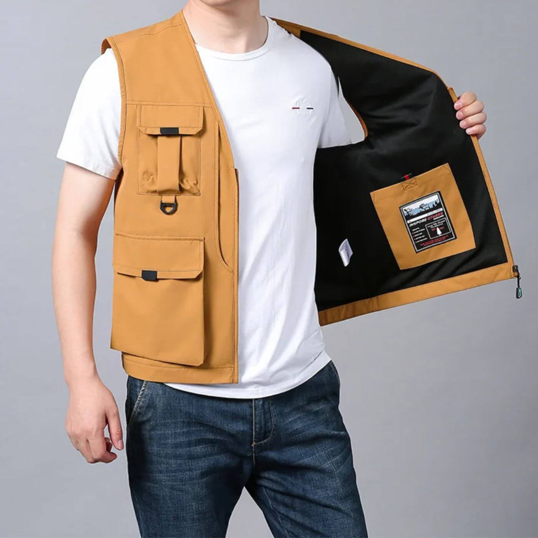 Elias™ - Stilvolle Cargo Weste