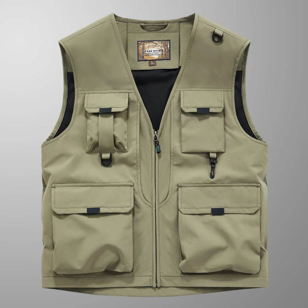 Elias™ - Stilvolle Cargo Weste