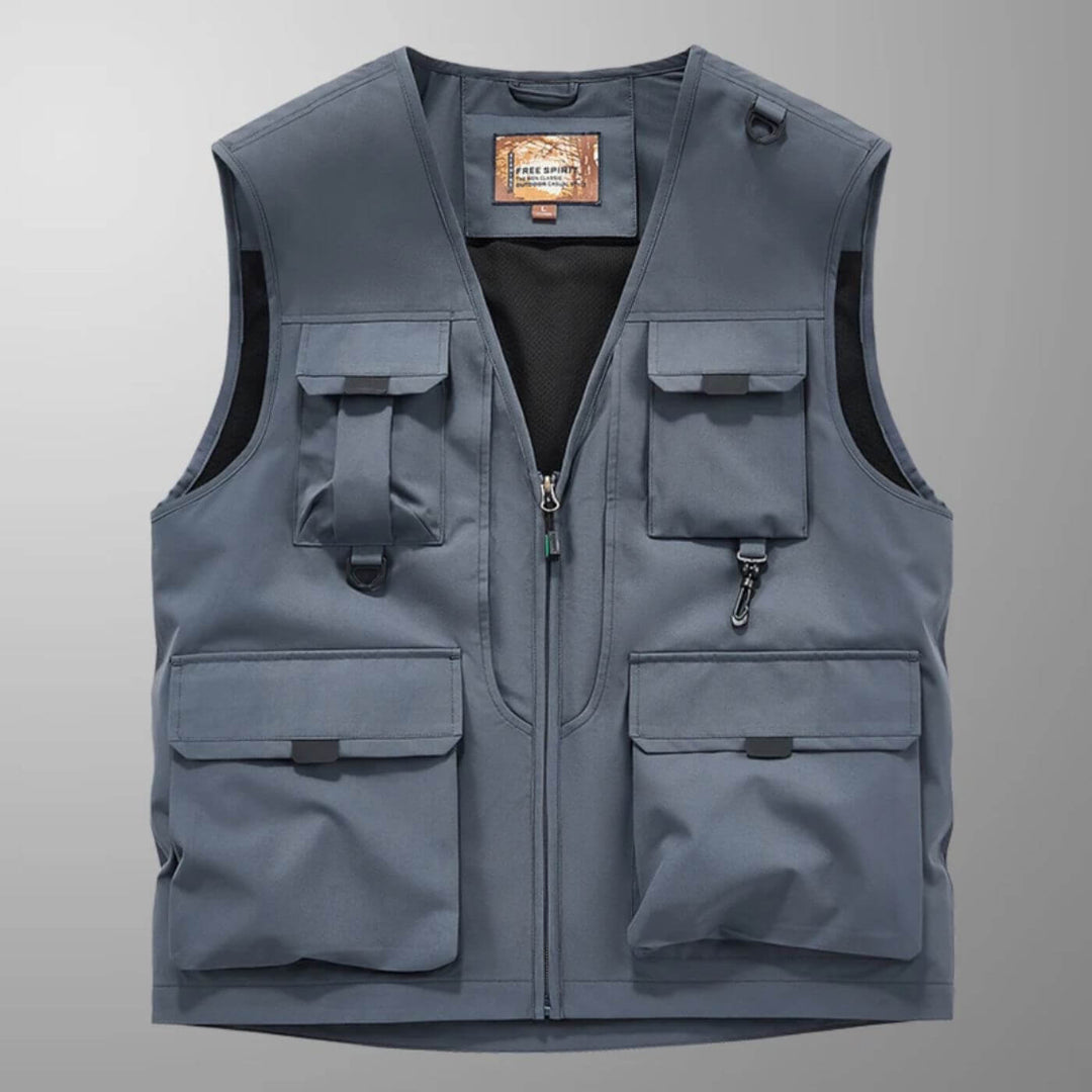 Elias™ - Stilvolle Cargo Weste