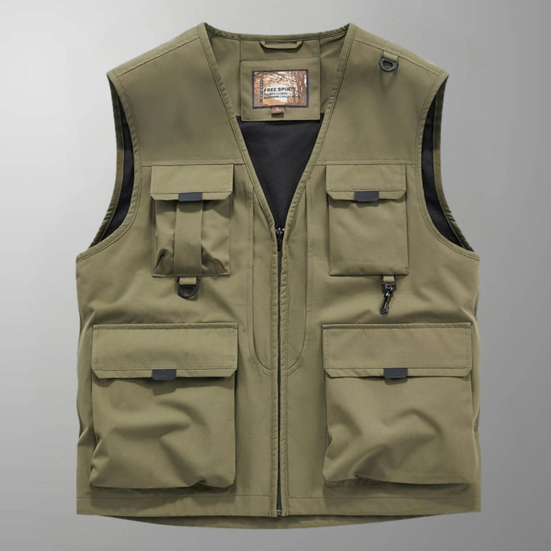 Elias™ - Stilvolle Cargo Weste