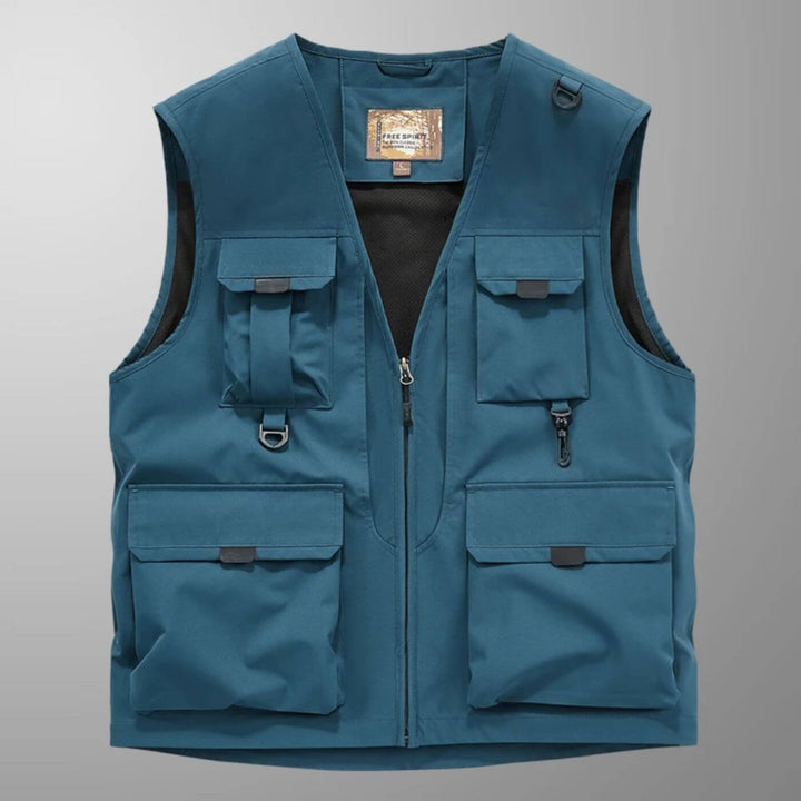 Elias™ - Stilvolle Cargo Weste