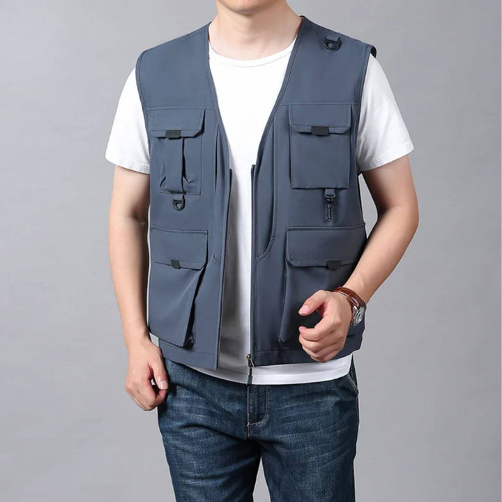 Elias™ - Stilvolle Cargo Weste