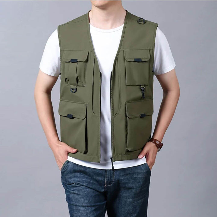 Elias™ - Stilvolle Cargo Weste