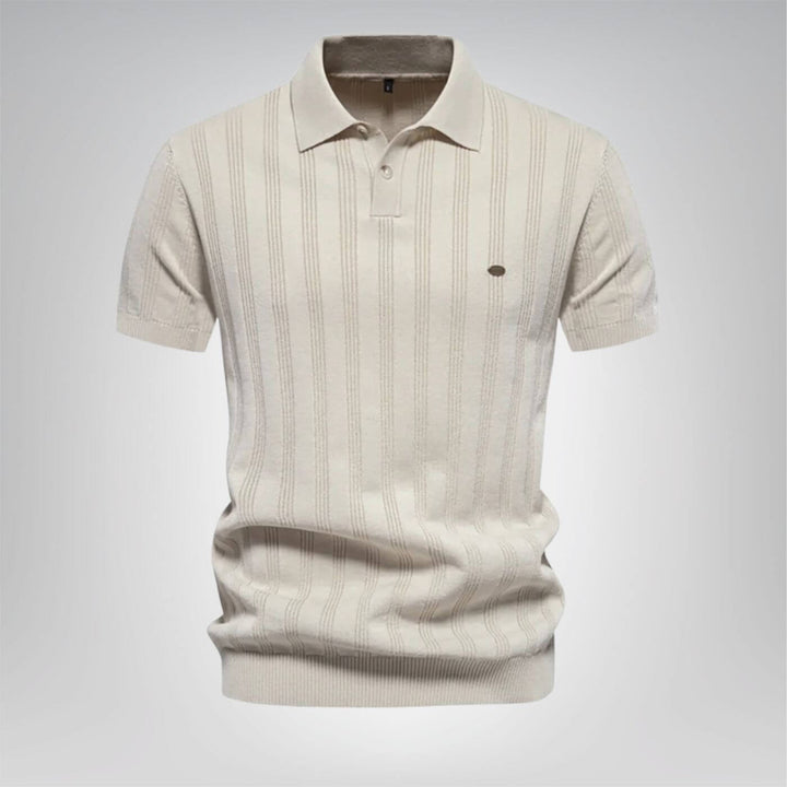 Gerhard™ - Bequemes geripptes Poloshirt (1+1 GRATIS)