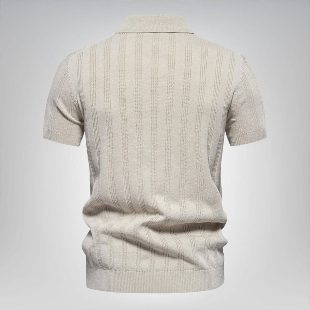 Gerhard™ - Bequemes geripptes Poloshirt (1+1 GRATIS)