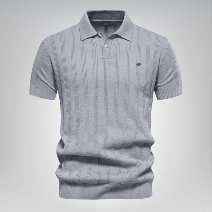 Gerhard™ - Bequemes geripptes Poloshirt (1+1 GRATIS)