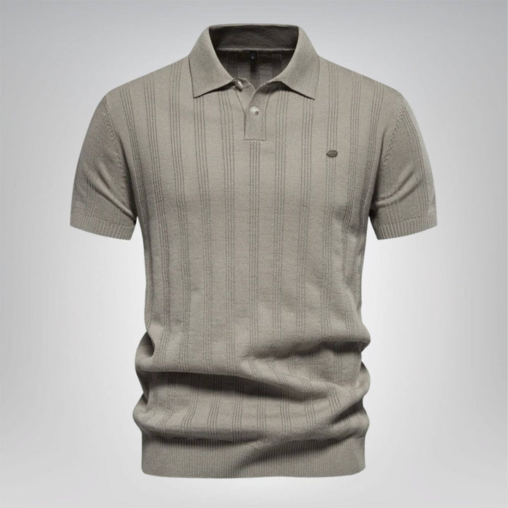 Gerhard™ - Bequemes geripptes Poloshirt (1+1 GRATIS)