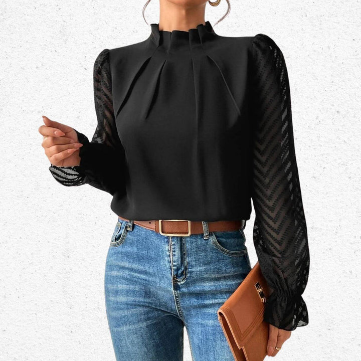 Magdalena™ - Elegantes Langarm-Top