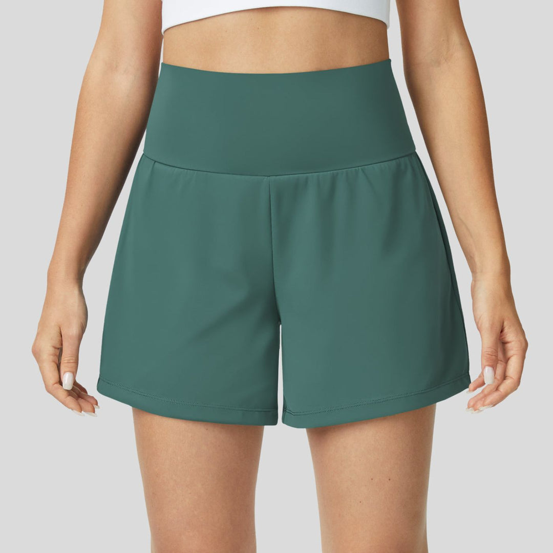 Marette™ - Atmungsaktive und Bequeme 2-in-1 High Waist Yoga Shorts