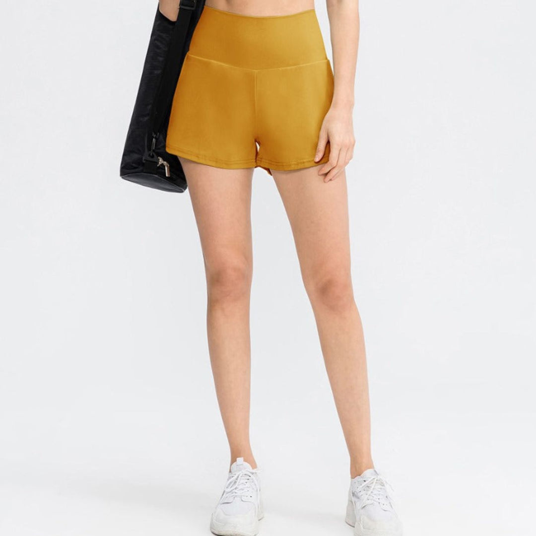 Marette™ - Atmungsaktive und Bequeme 2-in-1 High Waist Yoga Shorts