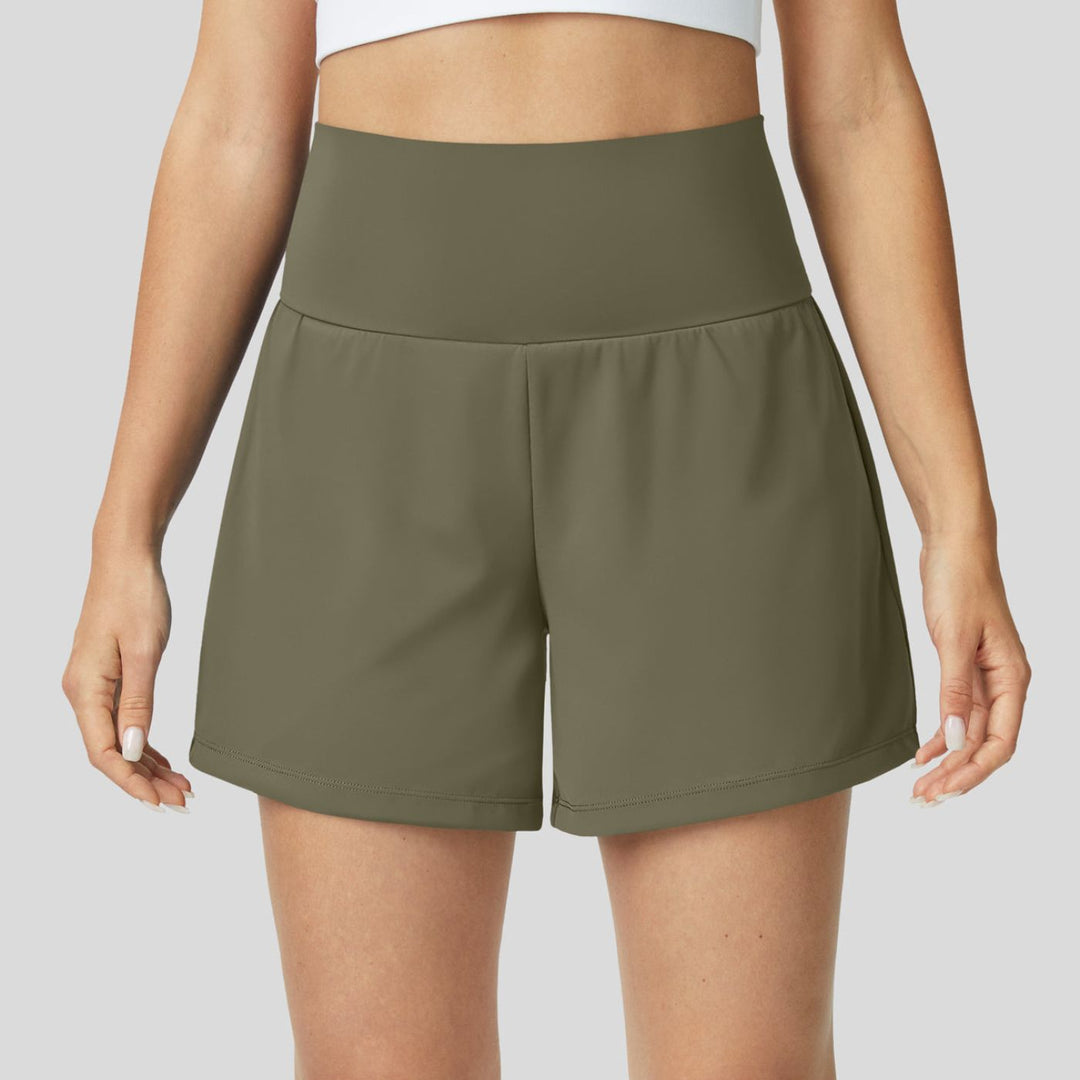 Marette™ - Atmungsaktive und Bequeme 2-in-1 High Waist Yoga Shorts