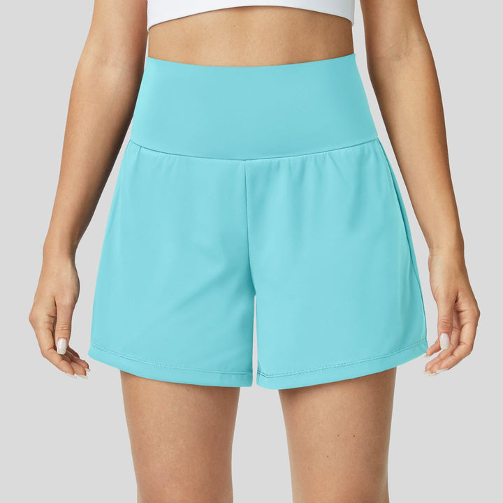 Marette™ - Atmungsaktive und Bequeme 2-in-1 High Waist Yoga Shorts