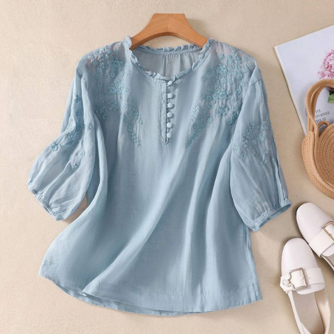 Marianne™ – Leicht Und Luftig Bestickte Bluse