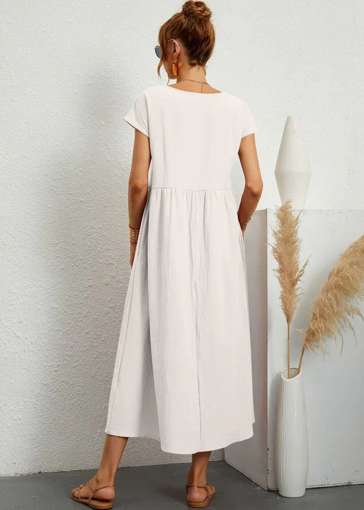 Melanie™ – Elegantes Sommerkleid mit Taschen