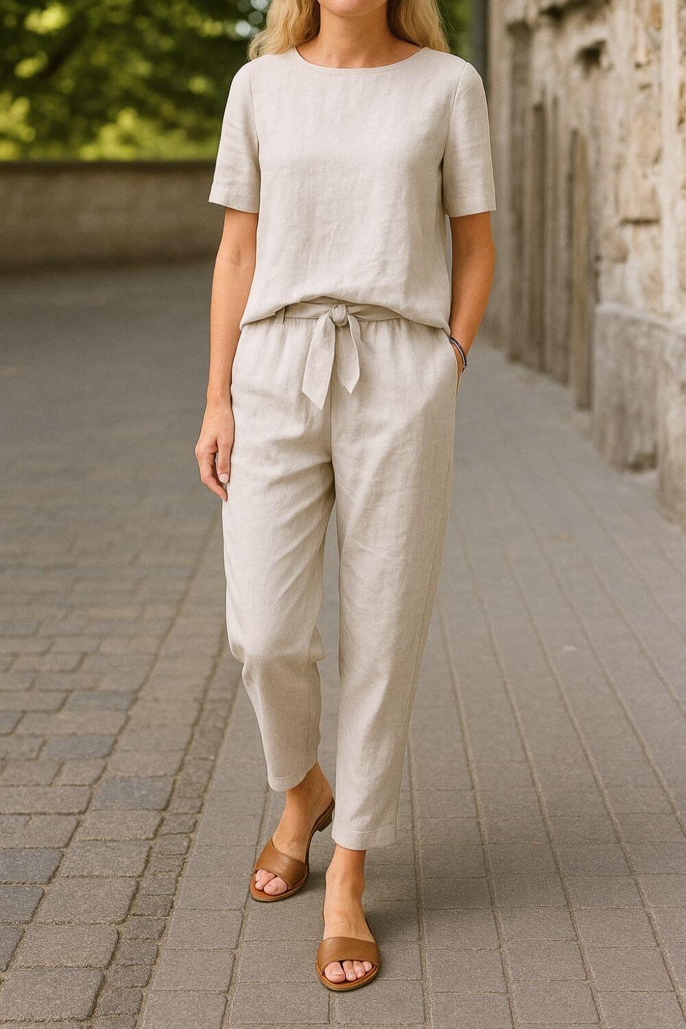 Michelle™ - Bequemes Sommer-Set mit Bluse und Hose