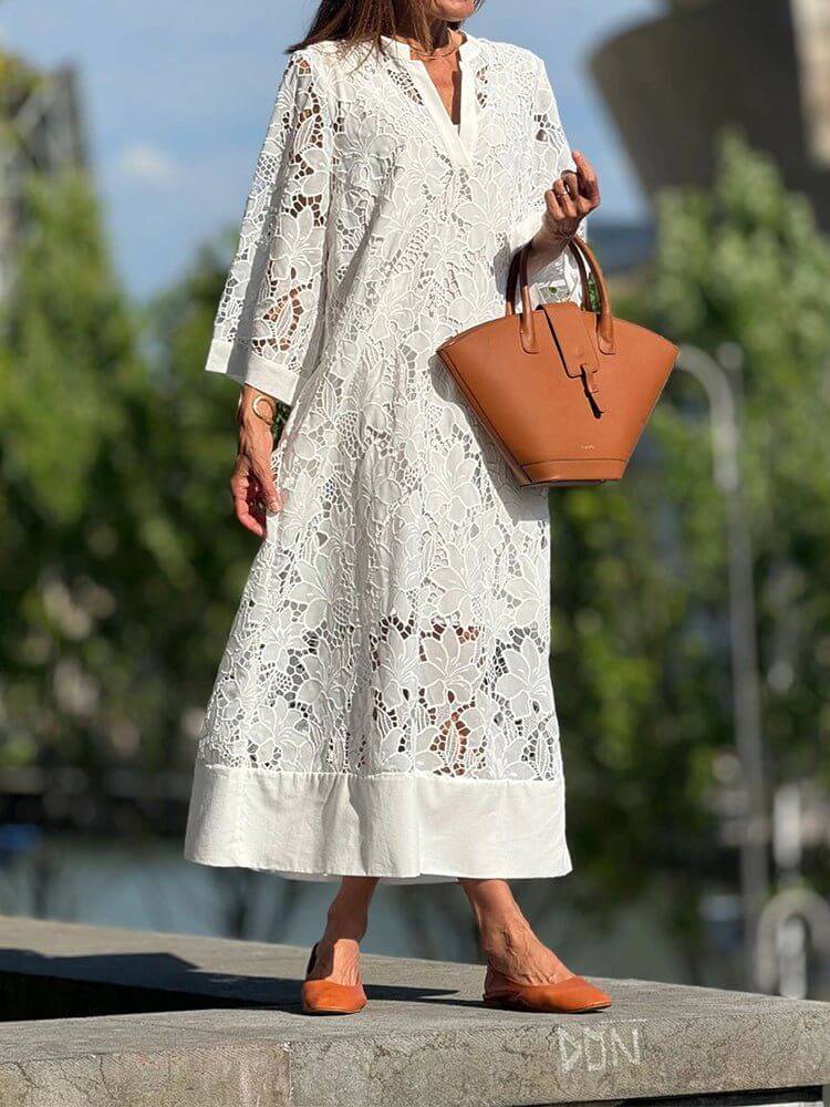 Miriam™ – Elegantes Sommerkleid mit Spitze