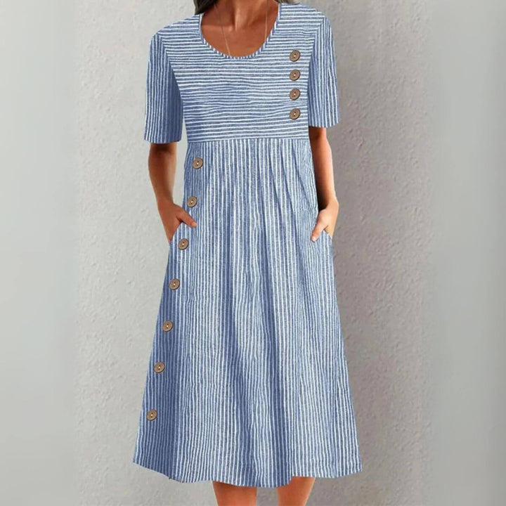 Natalie™ – Bequemes Midikleid mit Bauchkaschierung