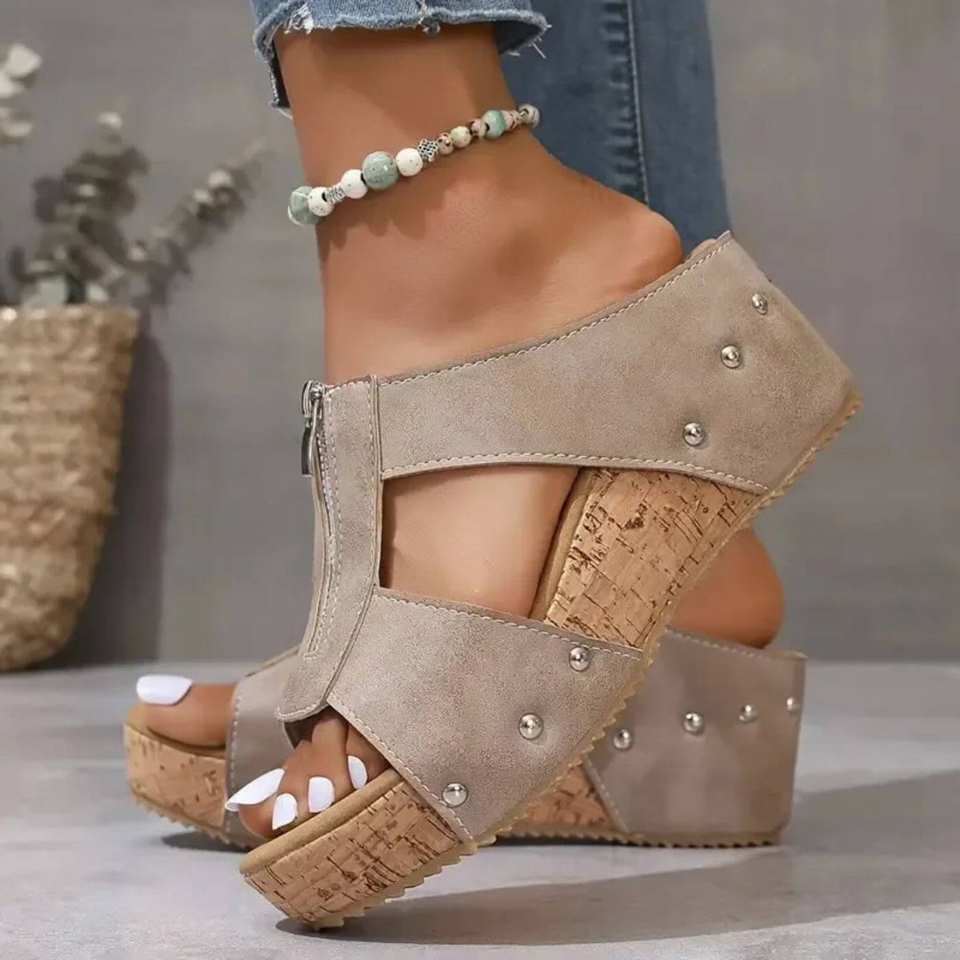 Nina™ – Bequeme Orthopädische Sandalen mit Offener Spitze