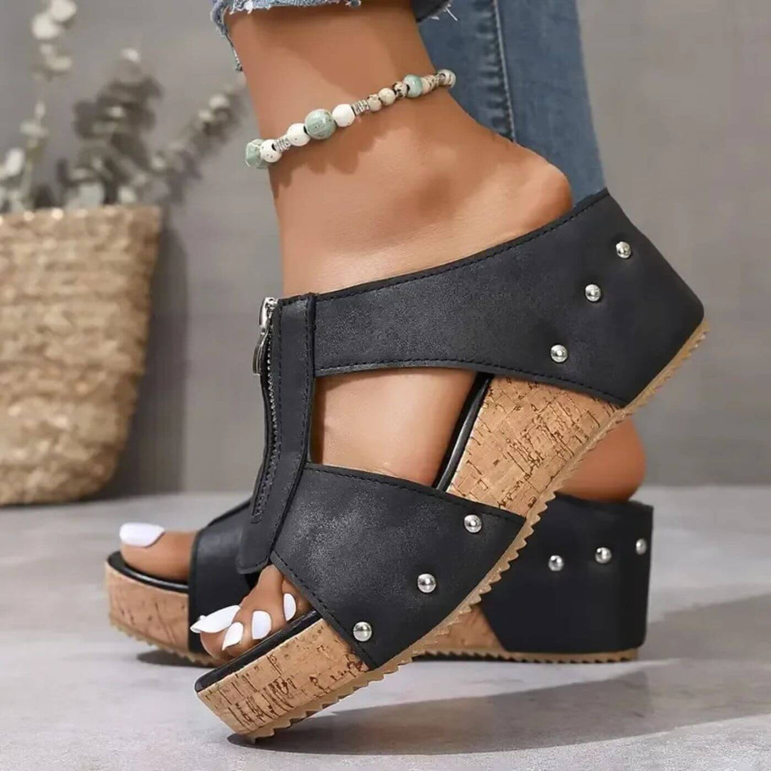 Nina™ – Bequeme Orthopädische Sandalen mit Offener Spitze
