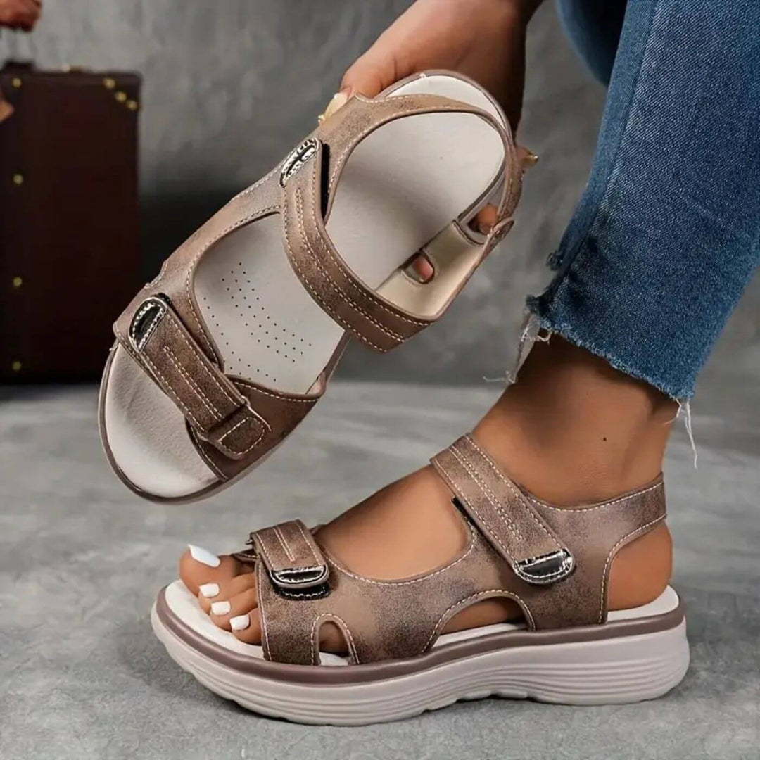 Ramona™ – Bequeme Orthopädische Keilsandalen