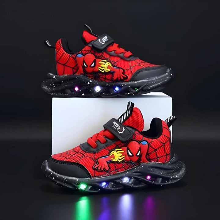SpiderKickz™ - LED-Sneakers für kleine Superhelden