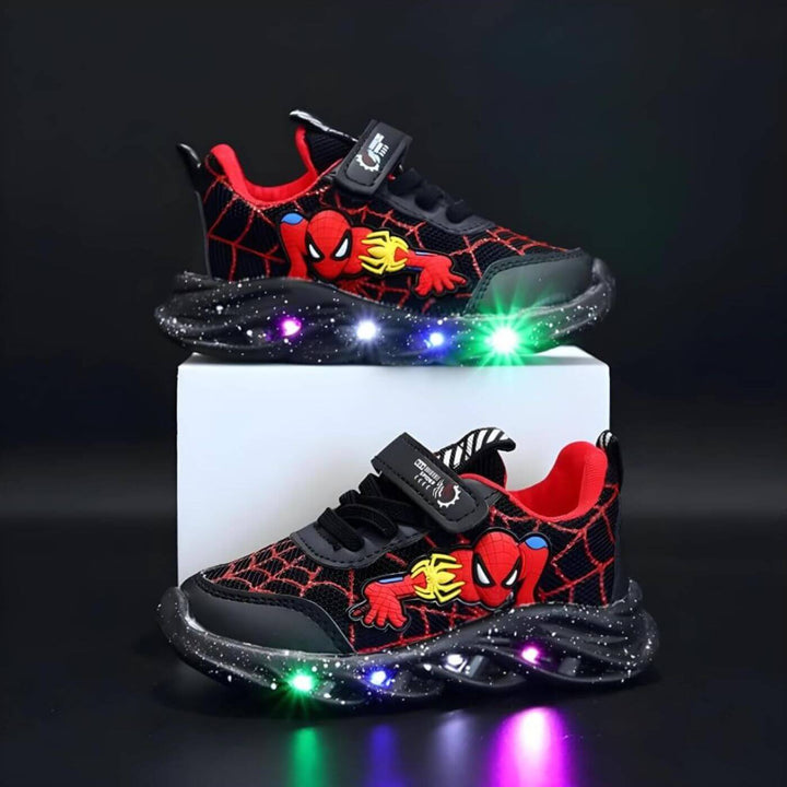 SpiderKickz™ - LED-Sneakers für kleine Superhelden