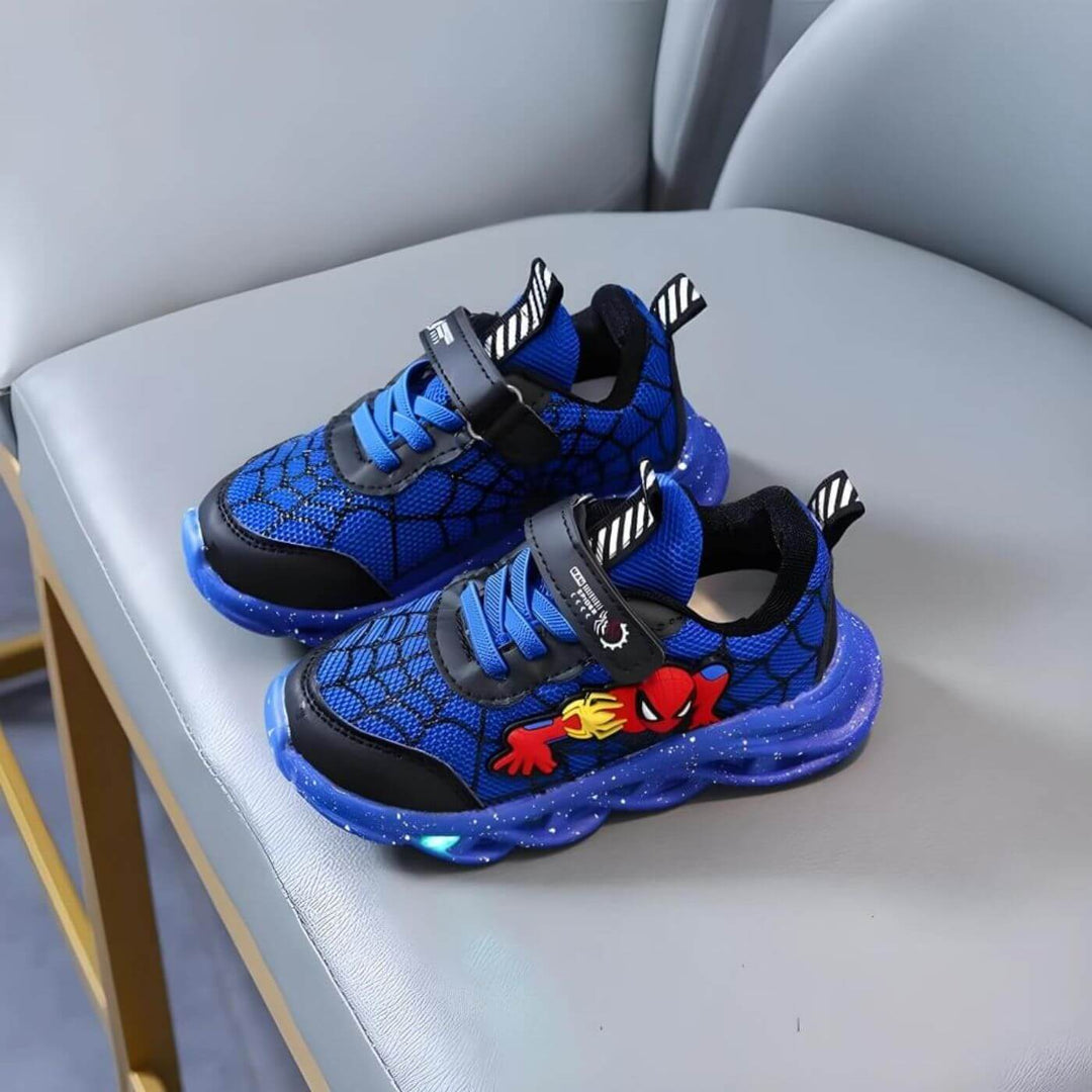 SpiderKickz™ - LED-Sneakers für kleine Superhelden