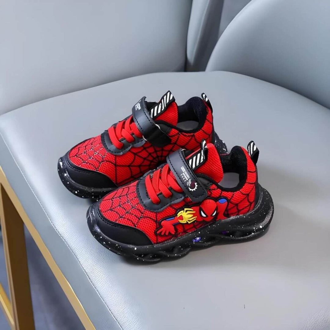 SpiderKickz™ - LED-Sneakers für kleine Superhelden