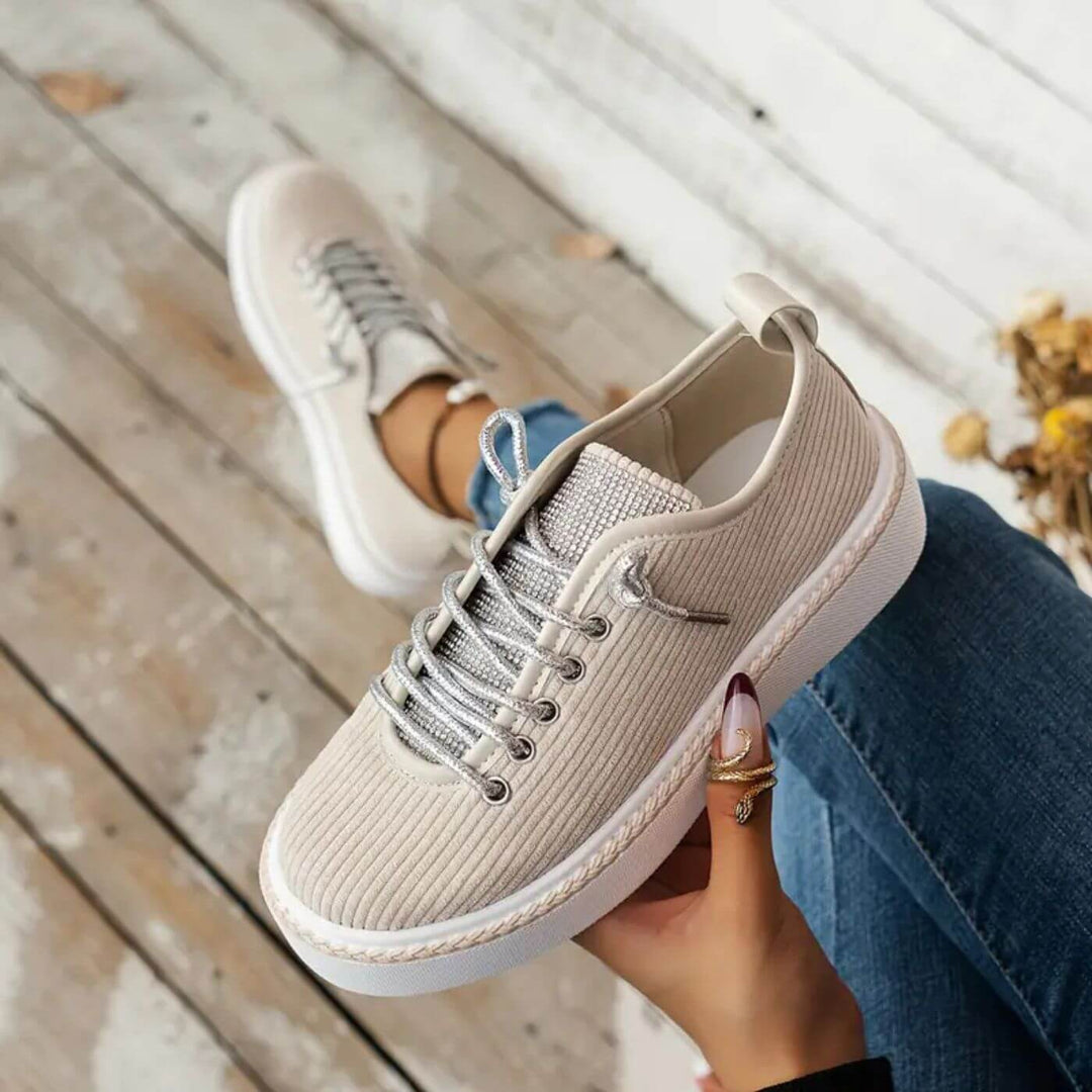 Valentina™ - Stilvolle Orthopädische Cord-Sneaker