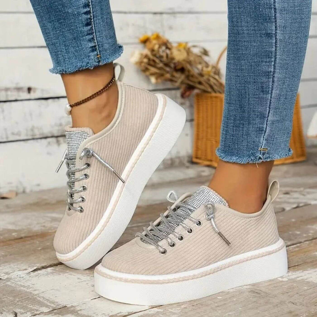 Valentina™ - Stilvolle Orthopädische Cord-Sneaker